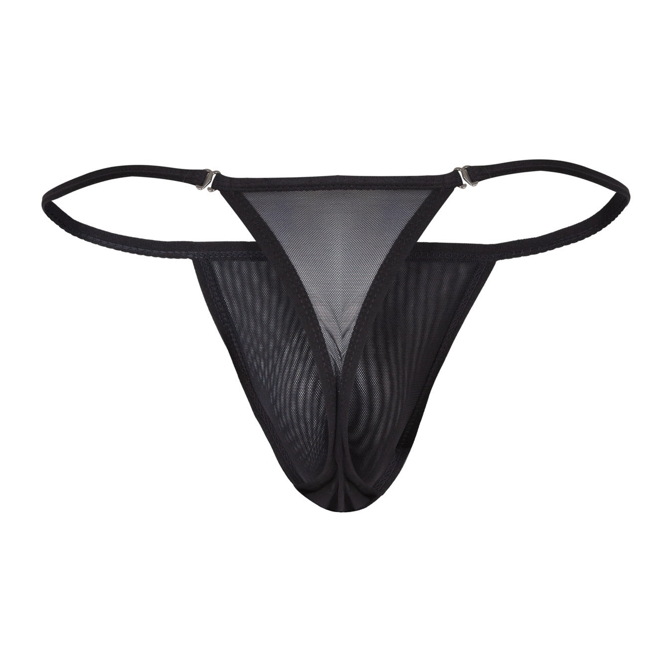 TANGA EOS TRANSPARENTE NEGRO