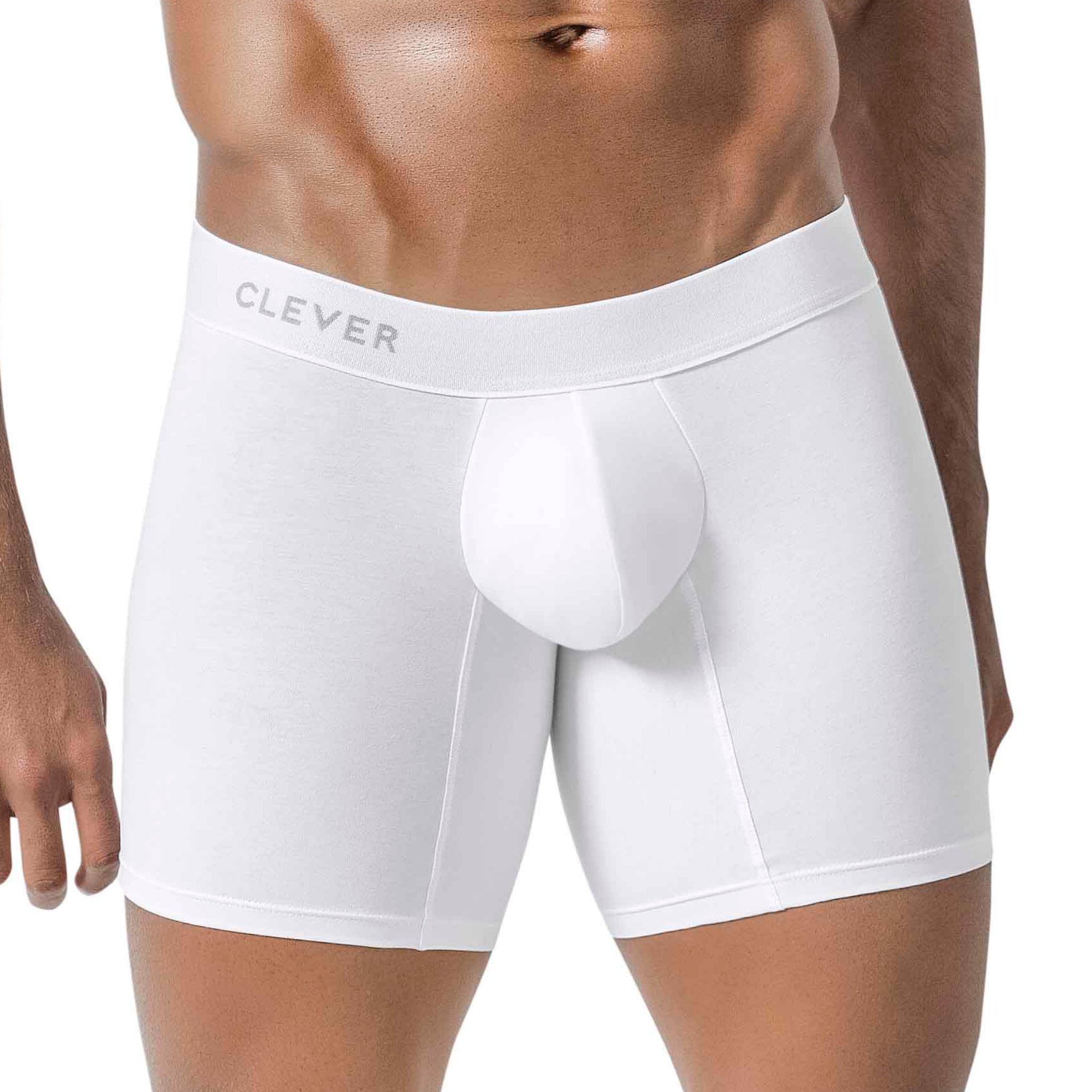 LONG BOXER SHORTS IN CARIBBEAN COTTON