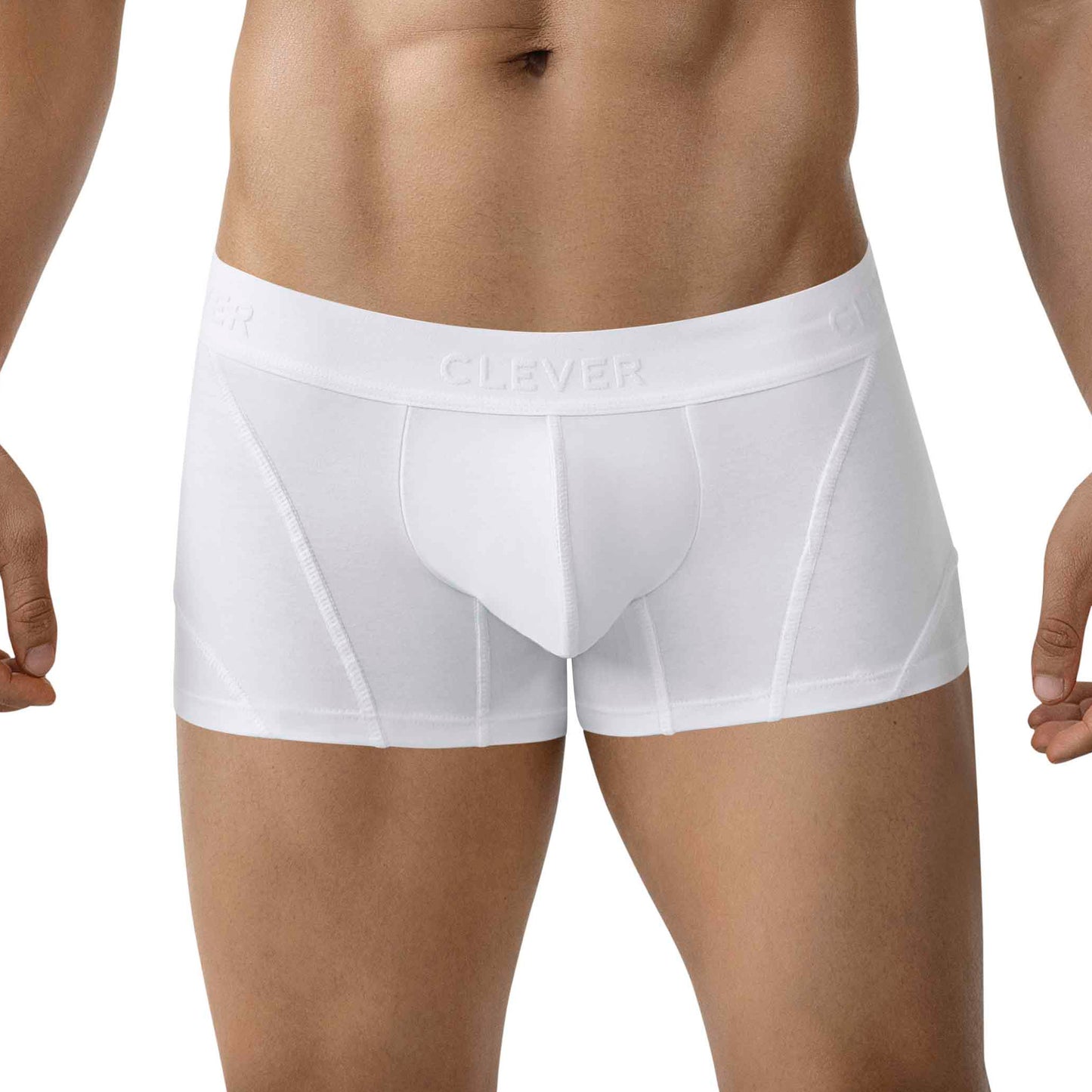 BOXER CORTO EN ALGODÓN INSTINTO TRUNKS BLANCO