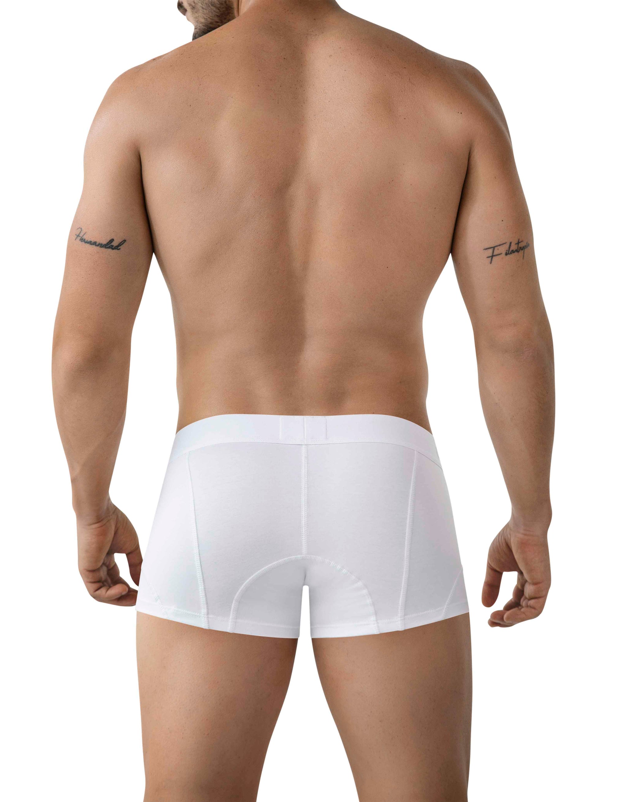 BOXER CORTO EN ALGODÓN INSTINTO TRUNKS BLANCO