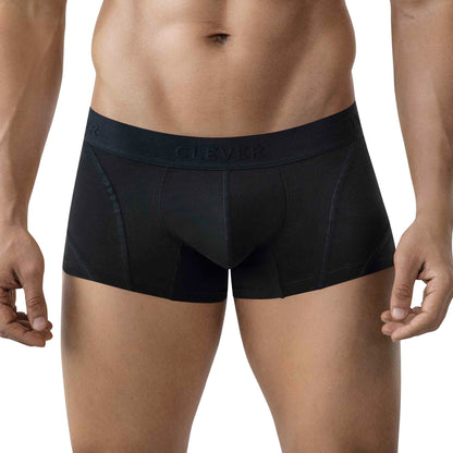 BOXER CORTO EN ALGODÓN INSTINTO TRUNKS NEGRO