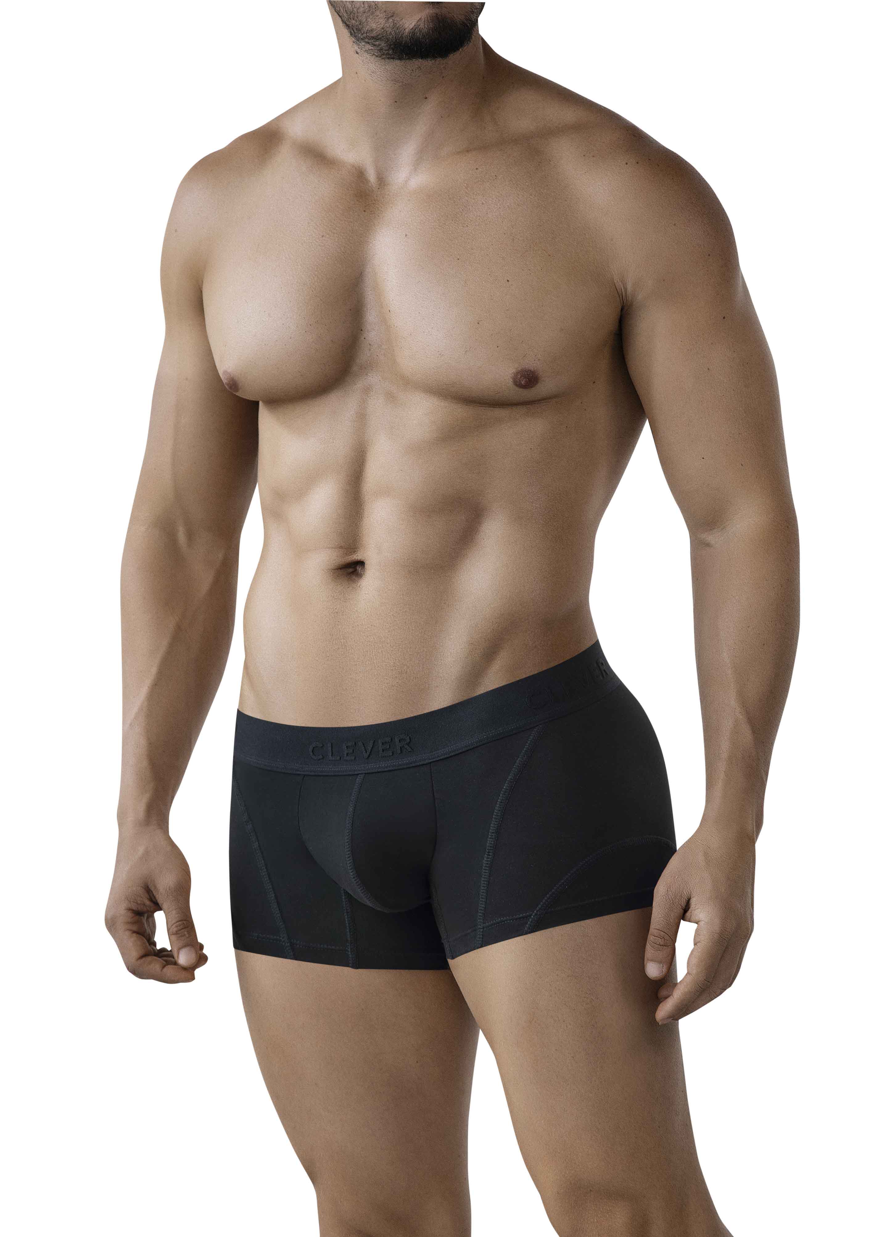 BOXER CORTO EN ALGODÓN INSTINTO TRUNKS NEGRO