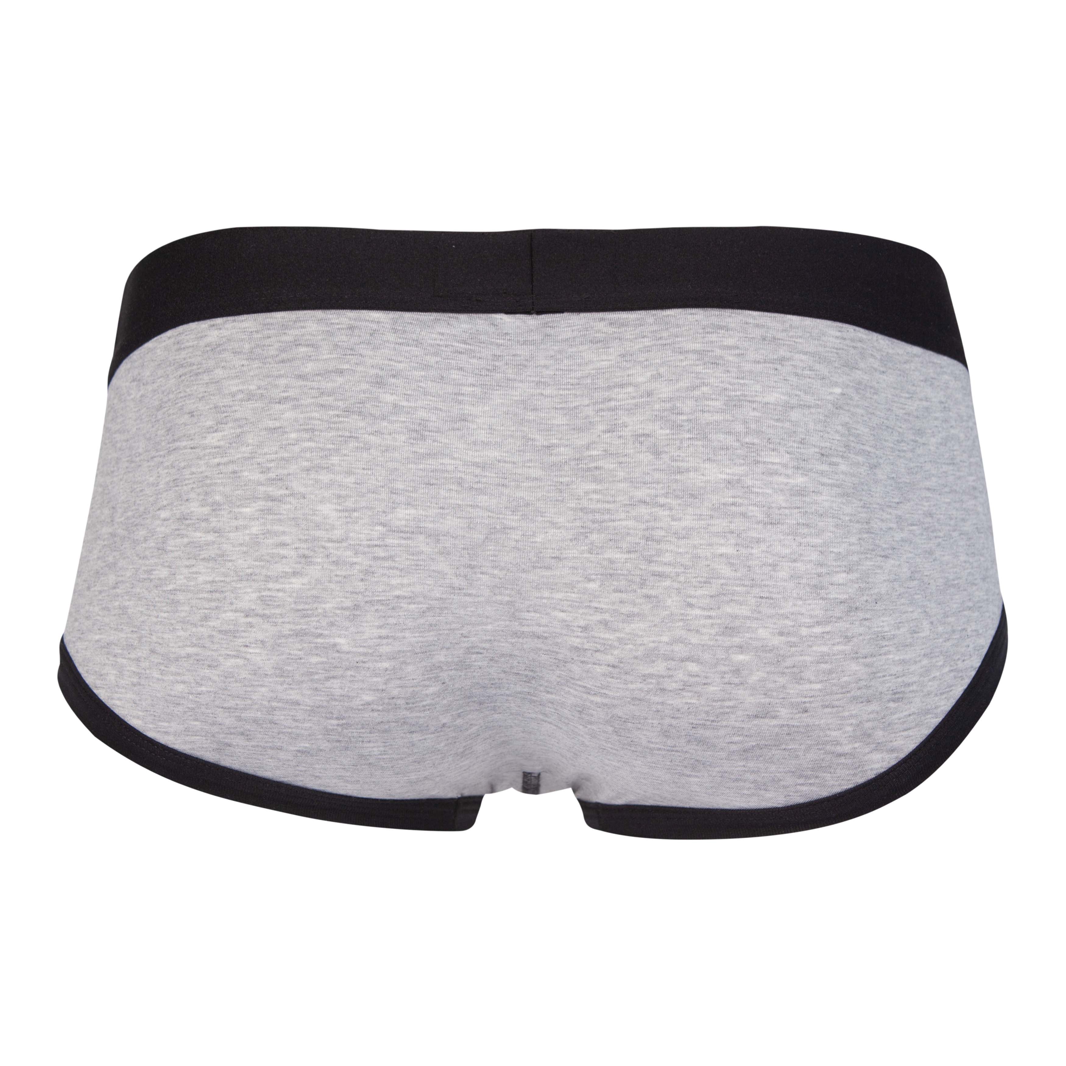 DARK GREY IMPACT BIAS COTTON BRIEF