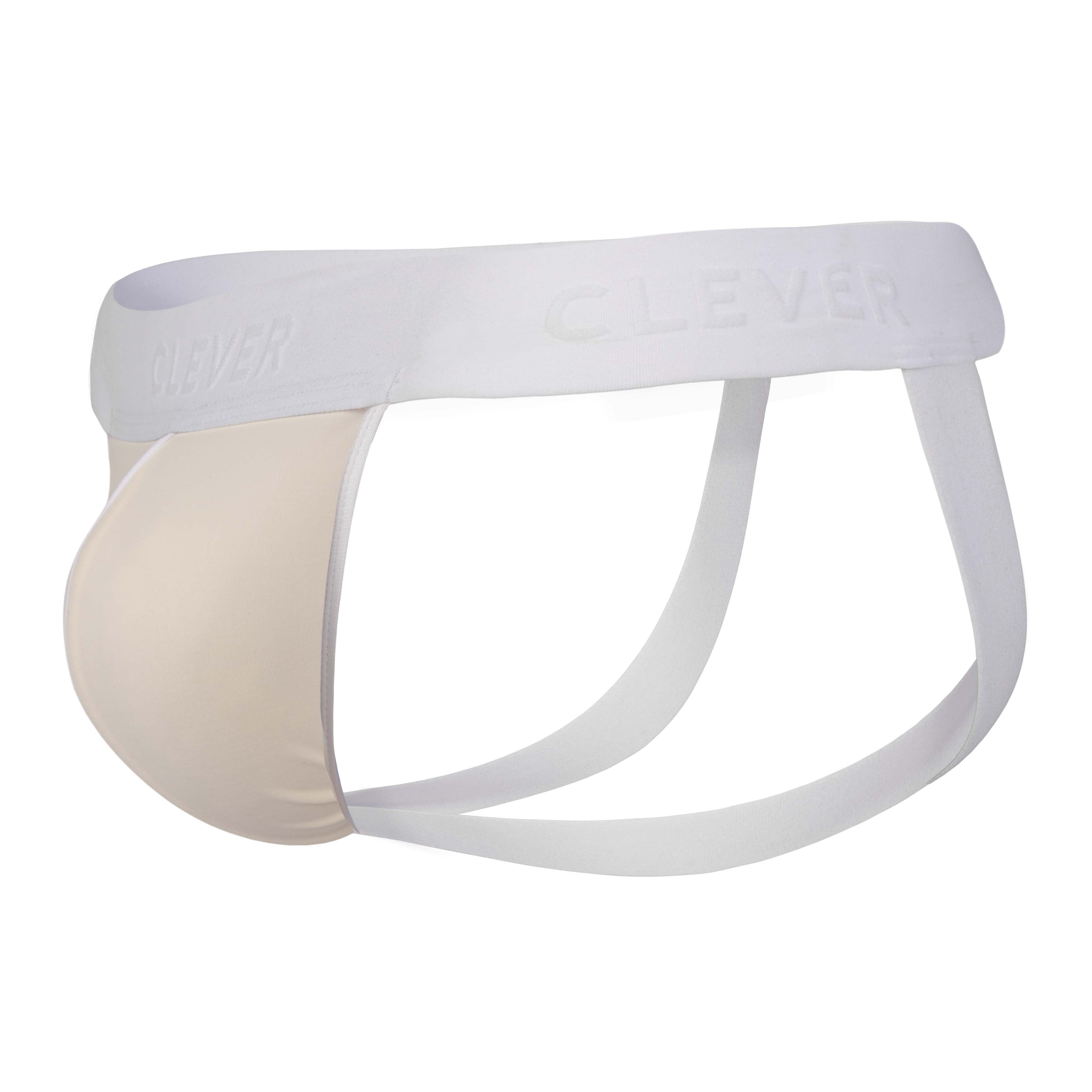 BEIGE LEATHER JOCKSTRAP