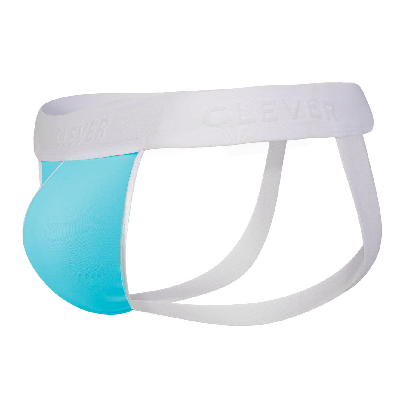 BLUE LEATHER JOCKSTRAP
