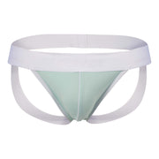 GREEN LEATHER JOCKSTRAP