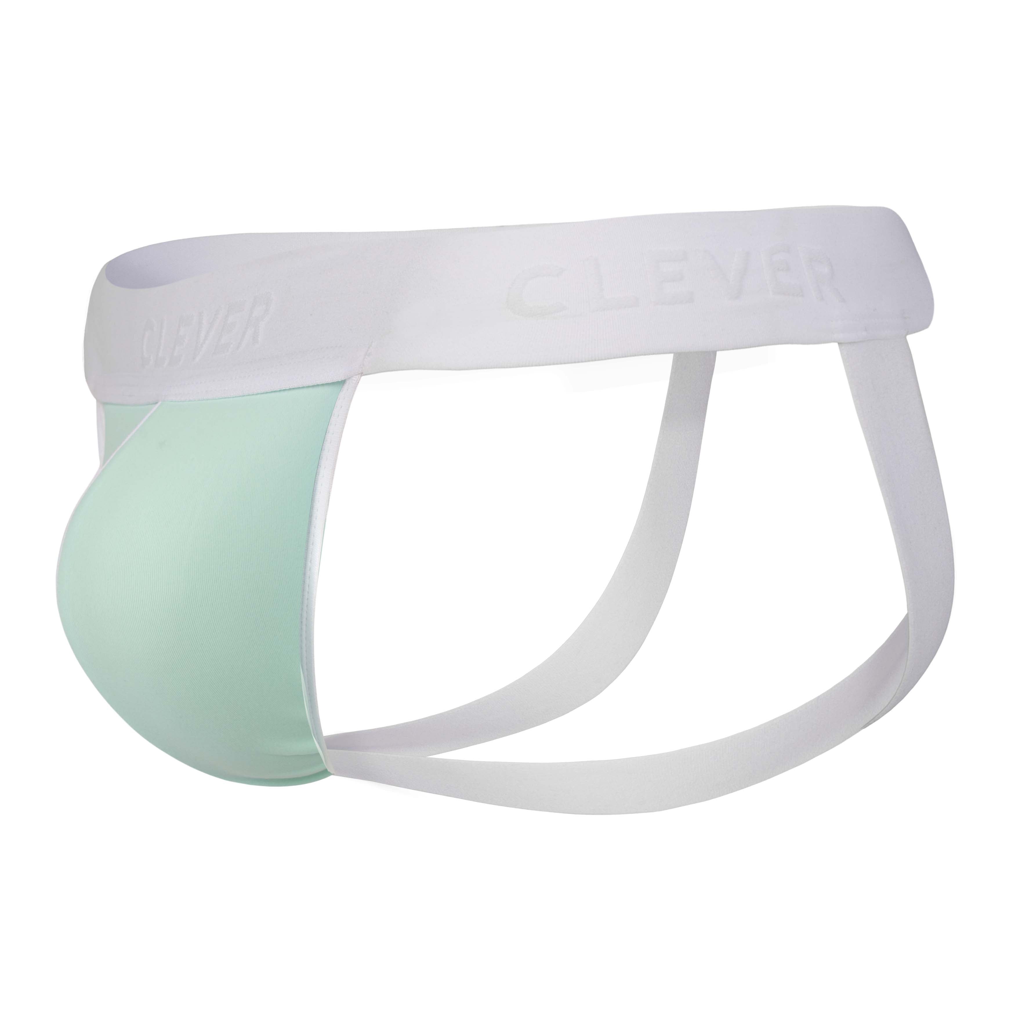 GREEN LEATHER JOCKSTRAP