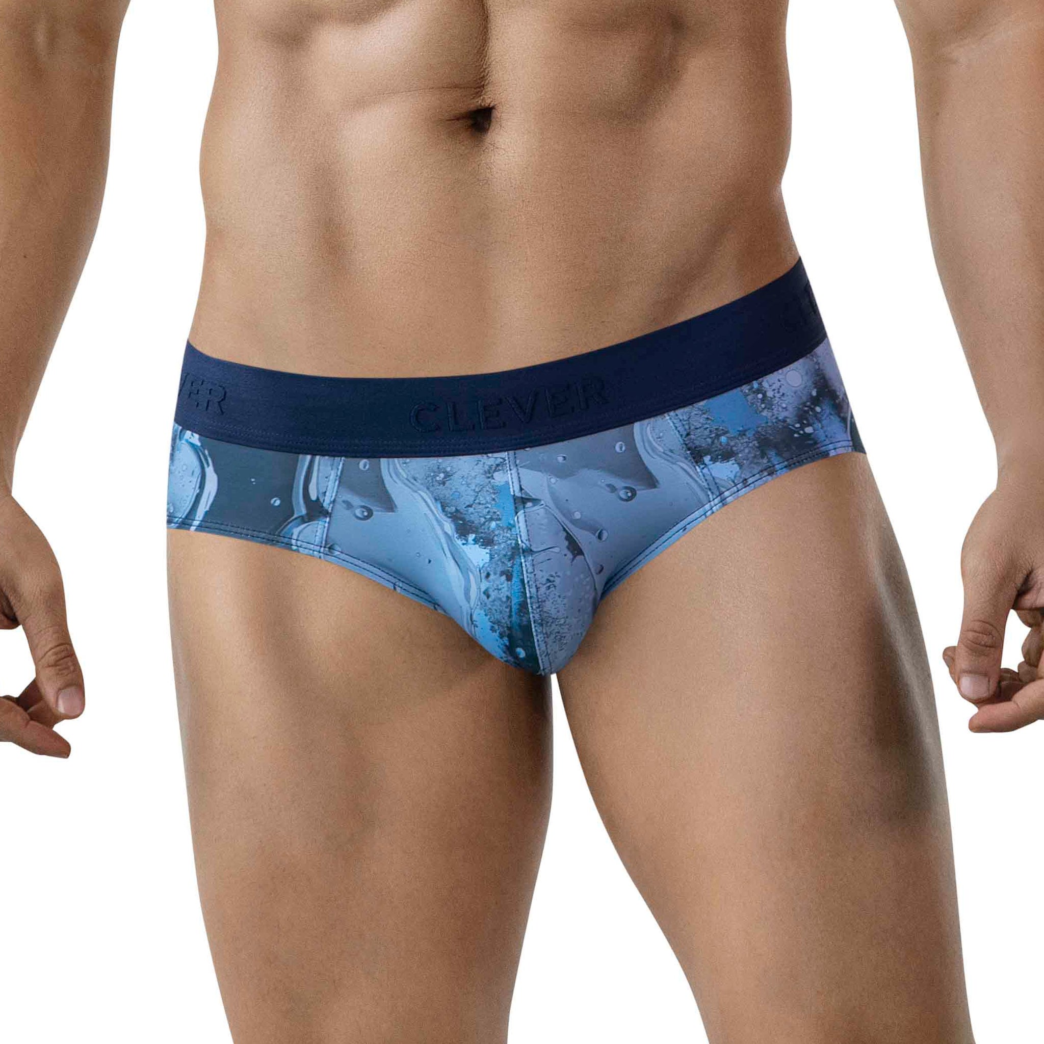 BRIEF LATINO GALIA ESTAMPADO AZUL