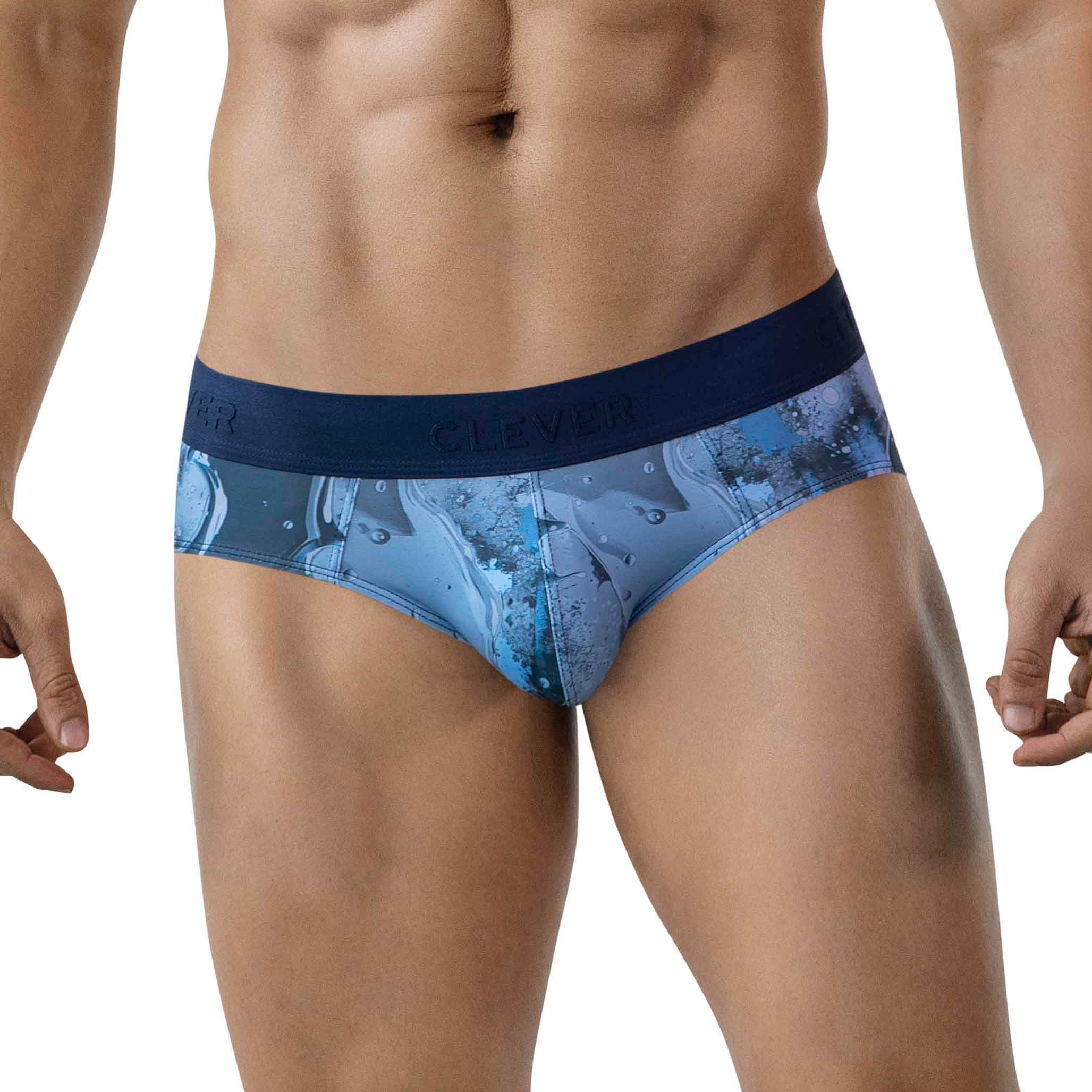 BRIEF LATINO GALIA ESTAMPADO AZUL