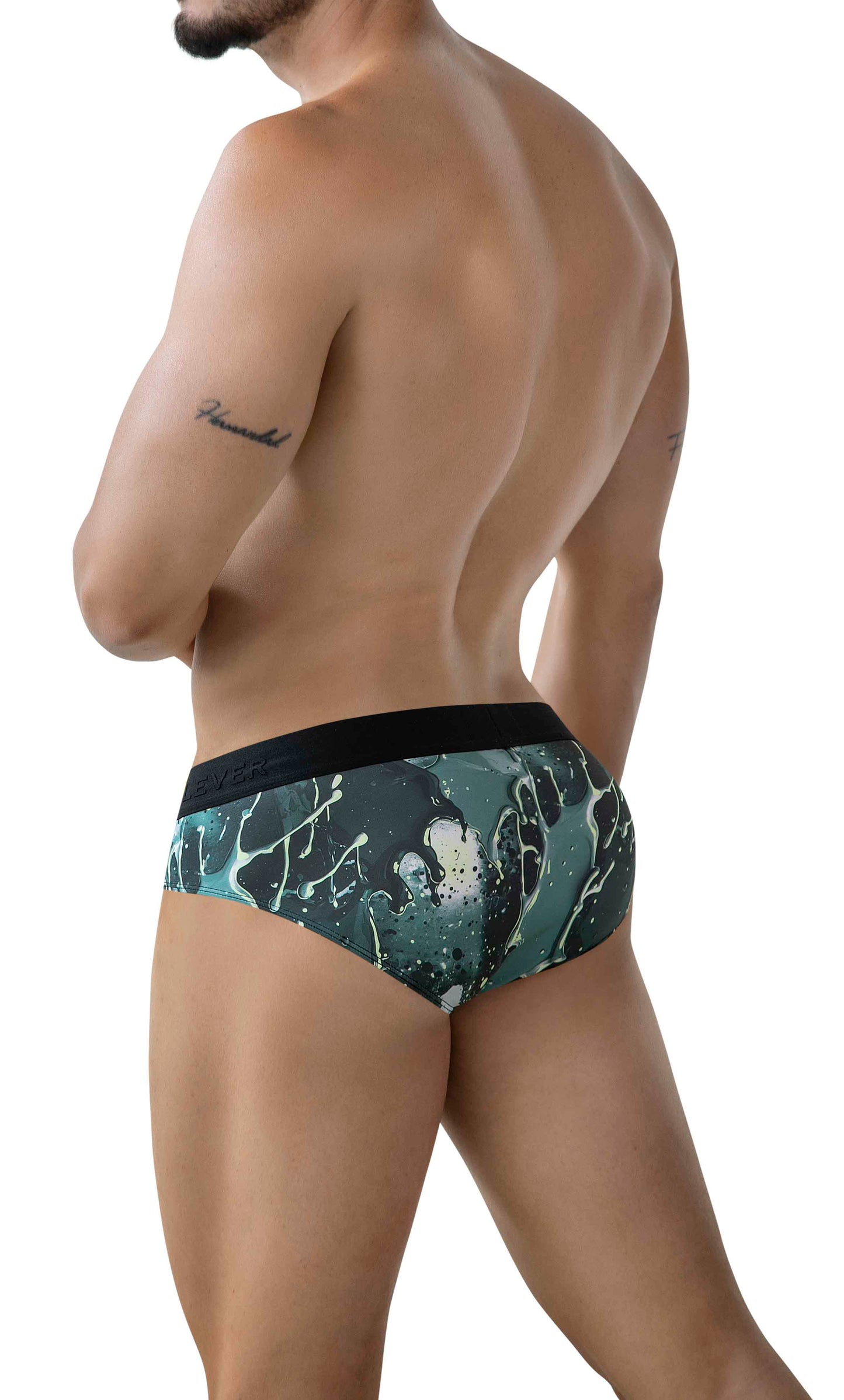 BRIEF LATINO GALIA ESTAMPADO VERDE