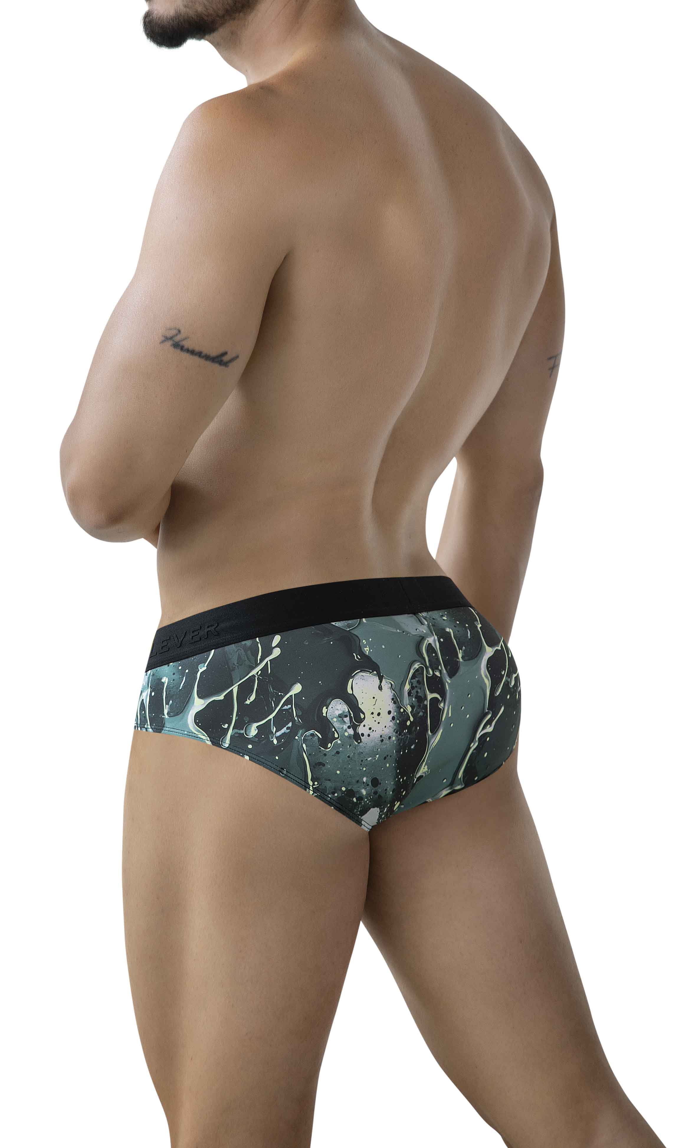 LATINO GALIA PRINTED GREEN BRIEFS