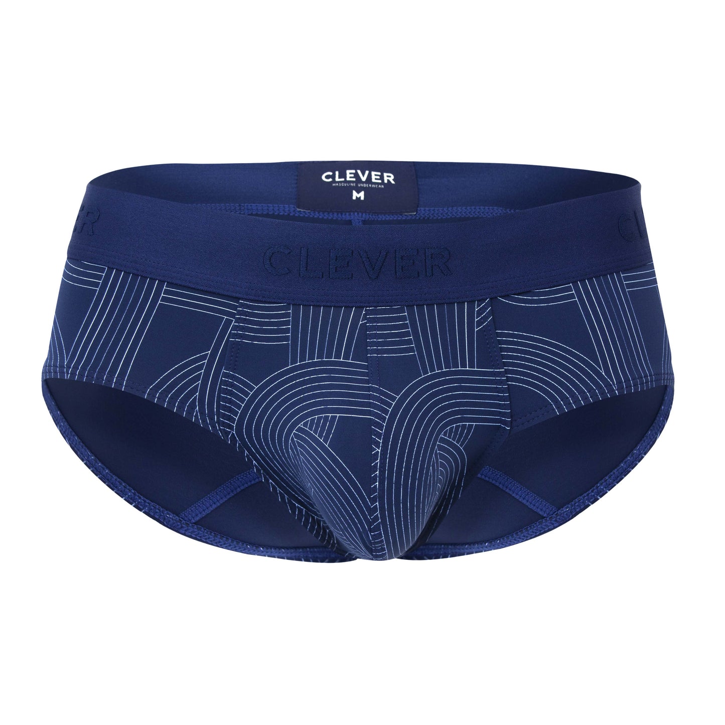 BRIEF CLÁSICO NAVY ESTAMPADO AZUL