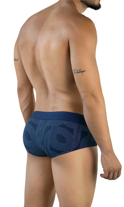 BRIEF CLÁSICO NAVY ESTAMPADO AZUL