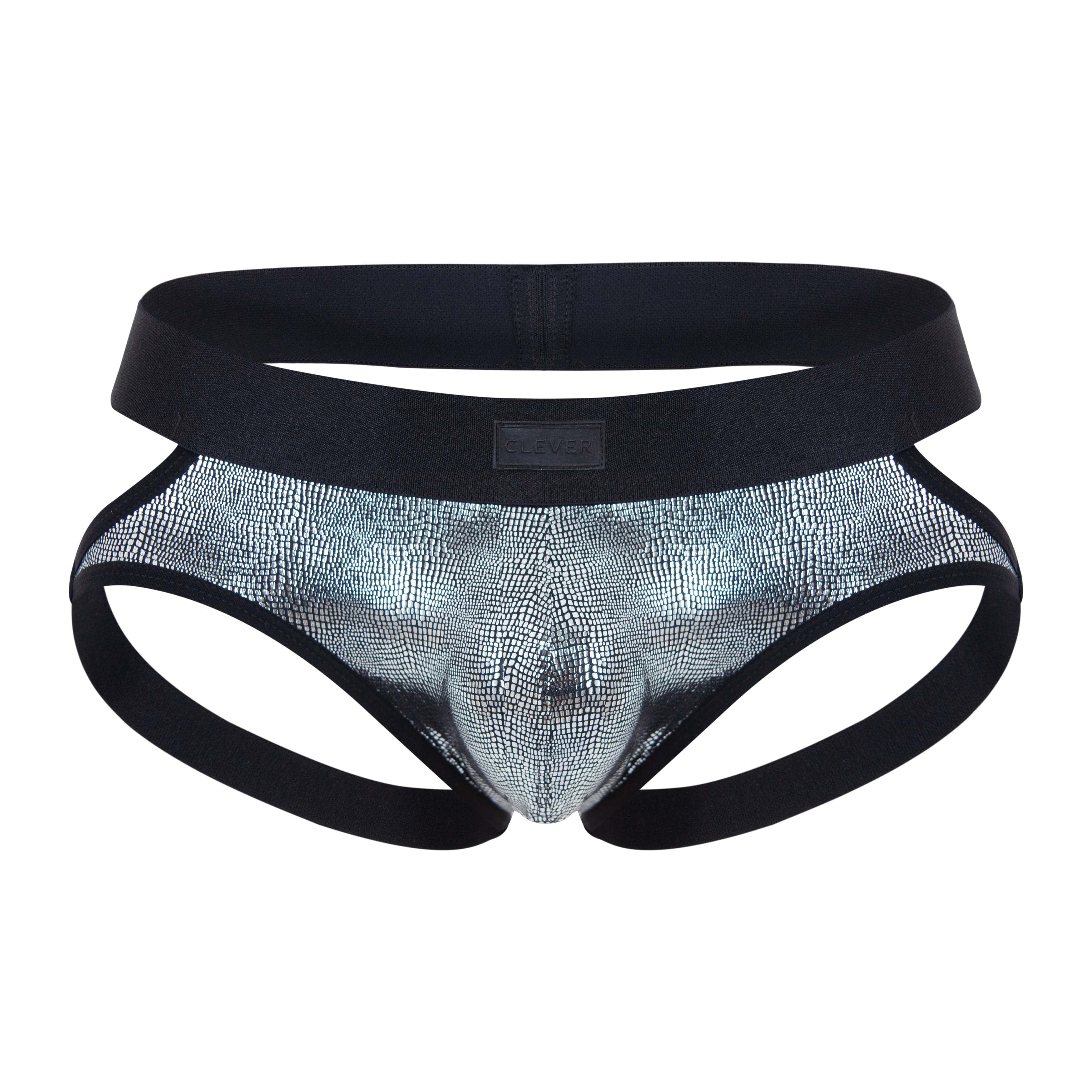 BLACK SPARKLE JOCKSTRAP