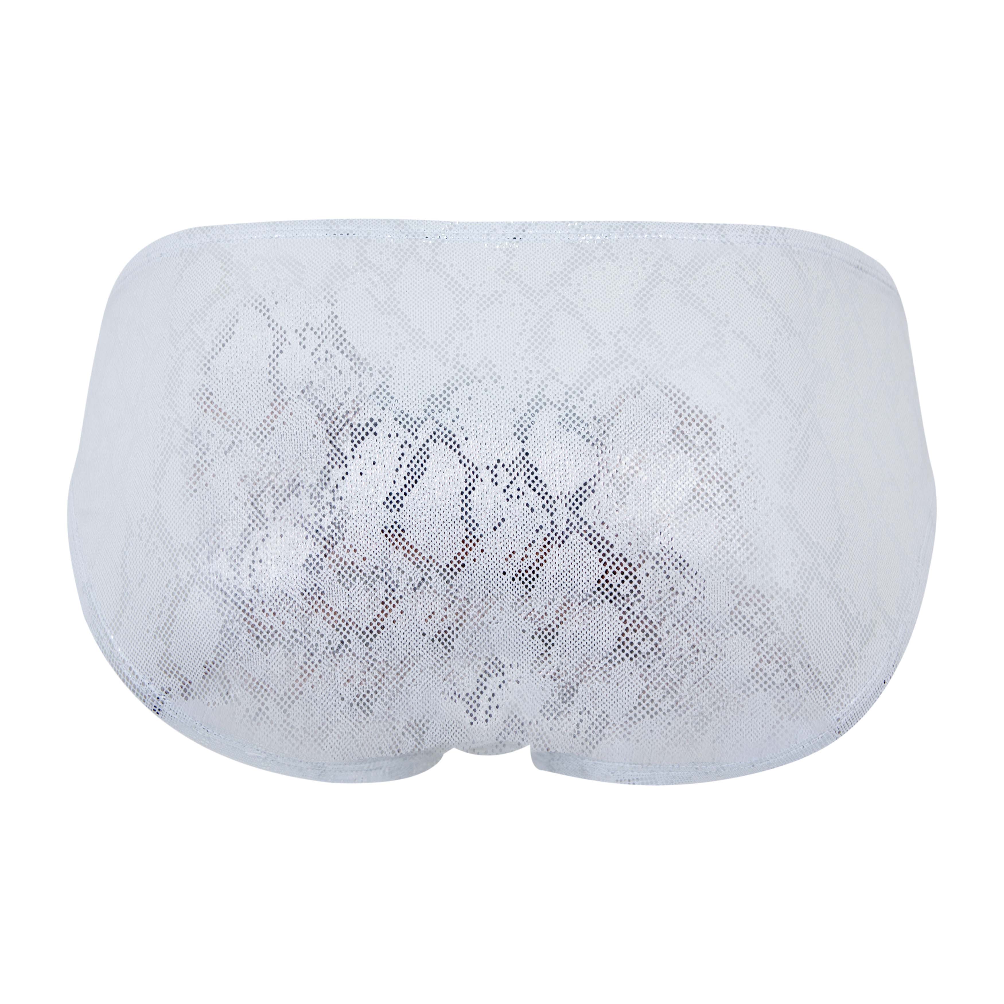 PRINTED LATIN BRIEF DIAMOND SILVER