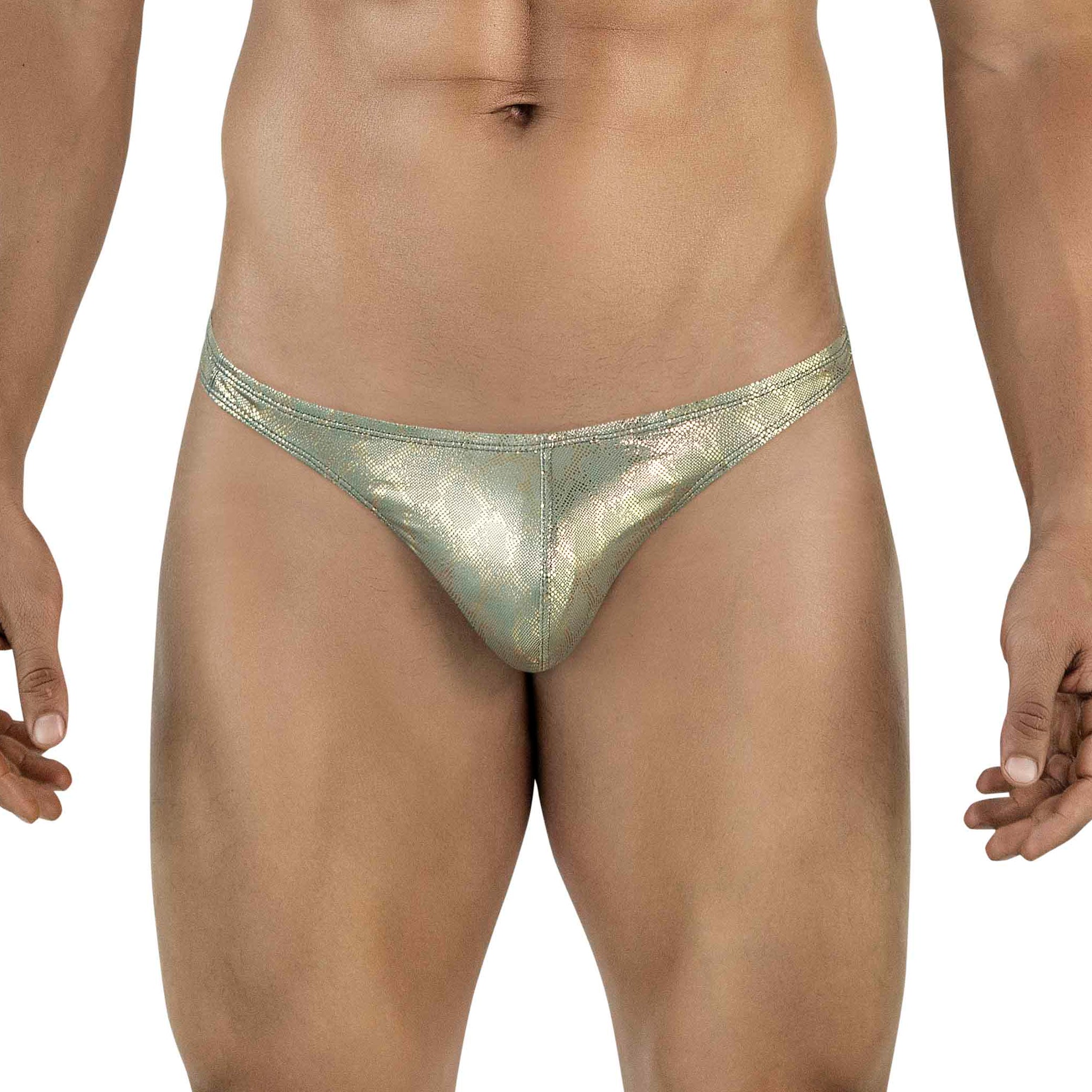 GOLD DIAMOND THONG