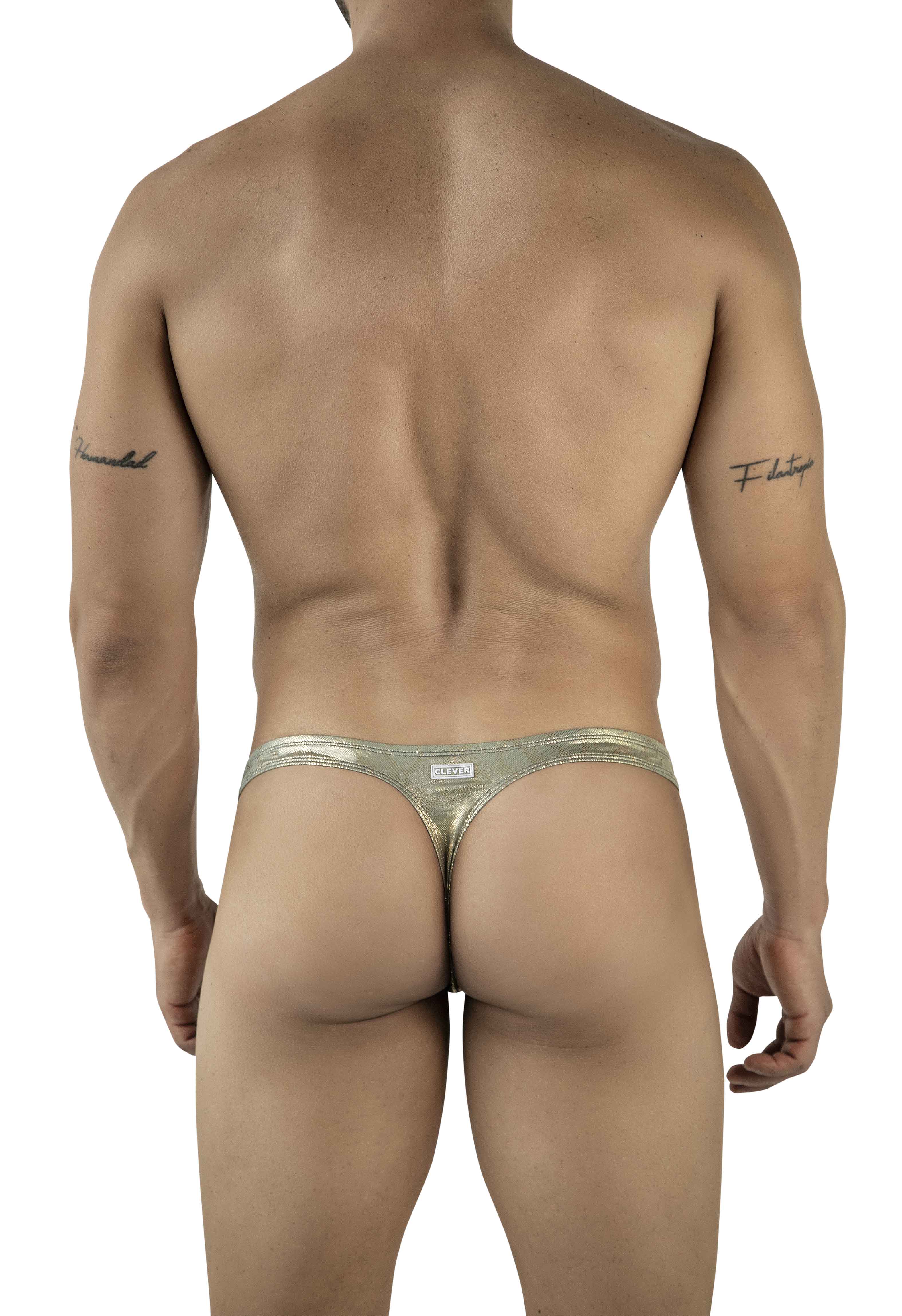 GOLD DIAMOND THONG