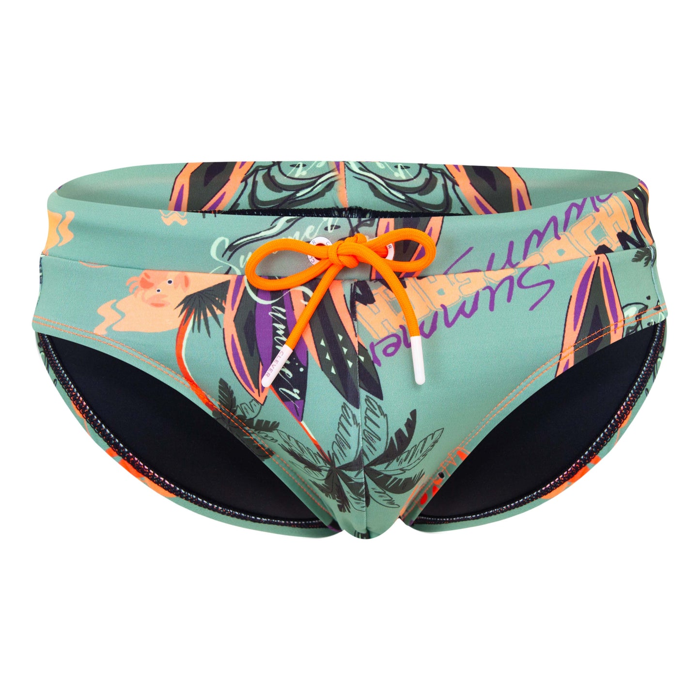 BAÑADOR BRIEF SURFING VERDE