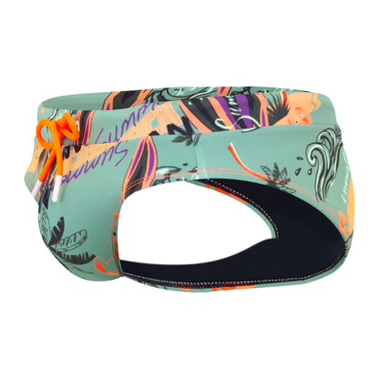 BAÑADOR BRIEF SURFING VERDE