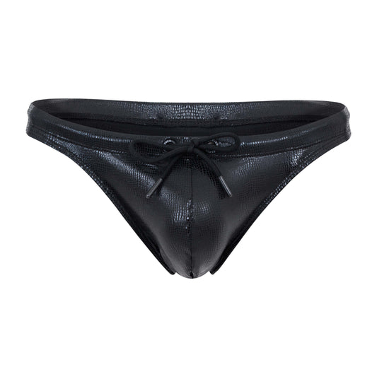 BAÑADOR TANGA GORGONA NEGRO