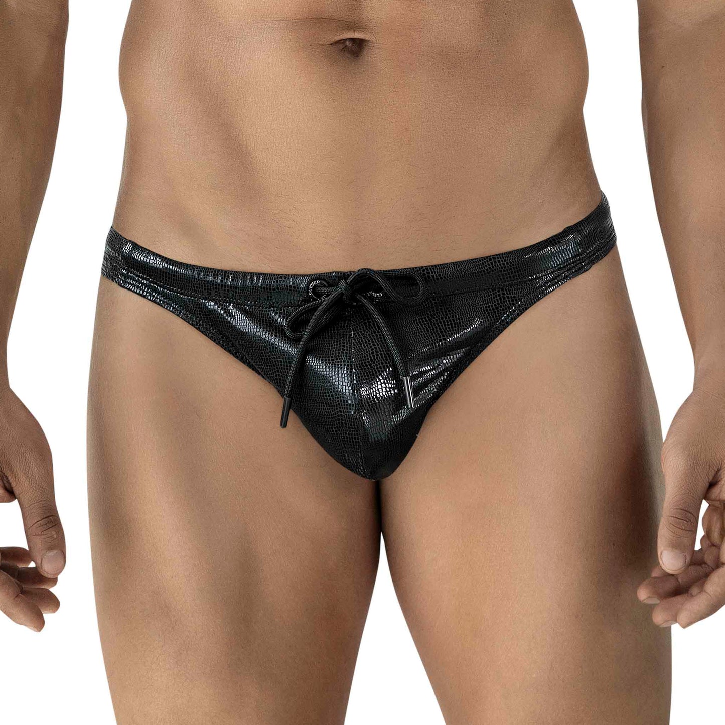 BAÑADOR TANGA GORGONA NEGRO