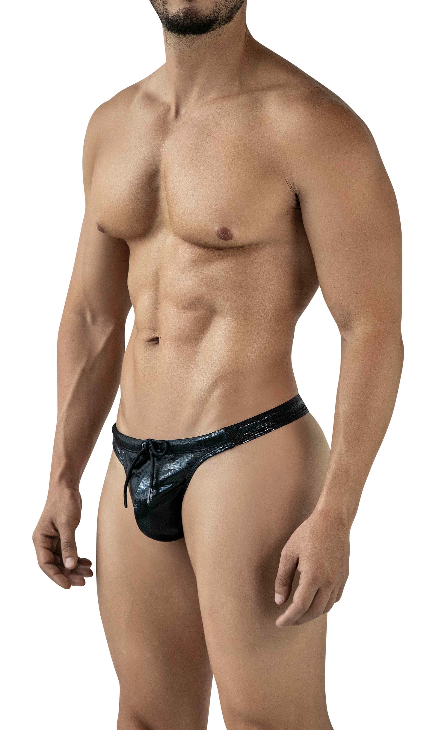 BAÑADOR TANGA GORGONA NEGRO