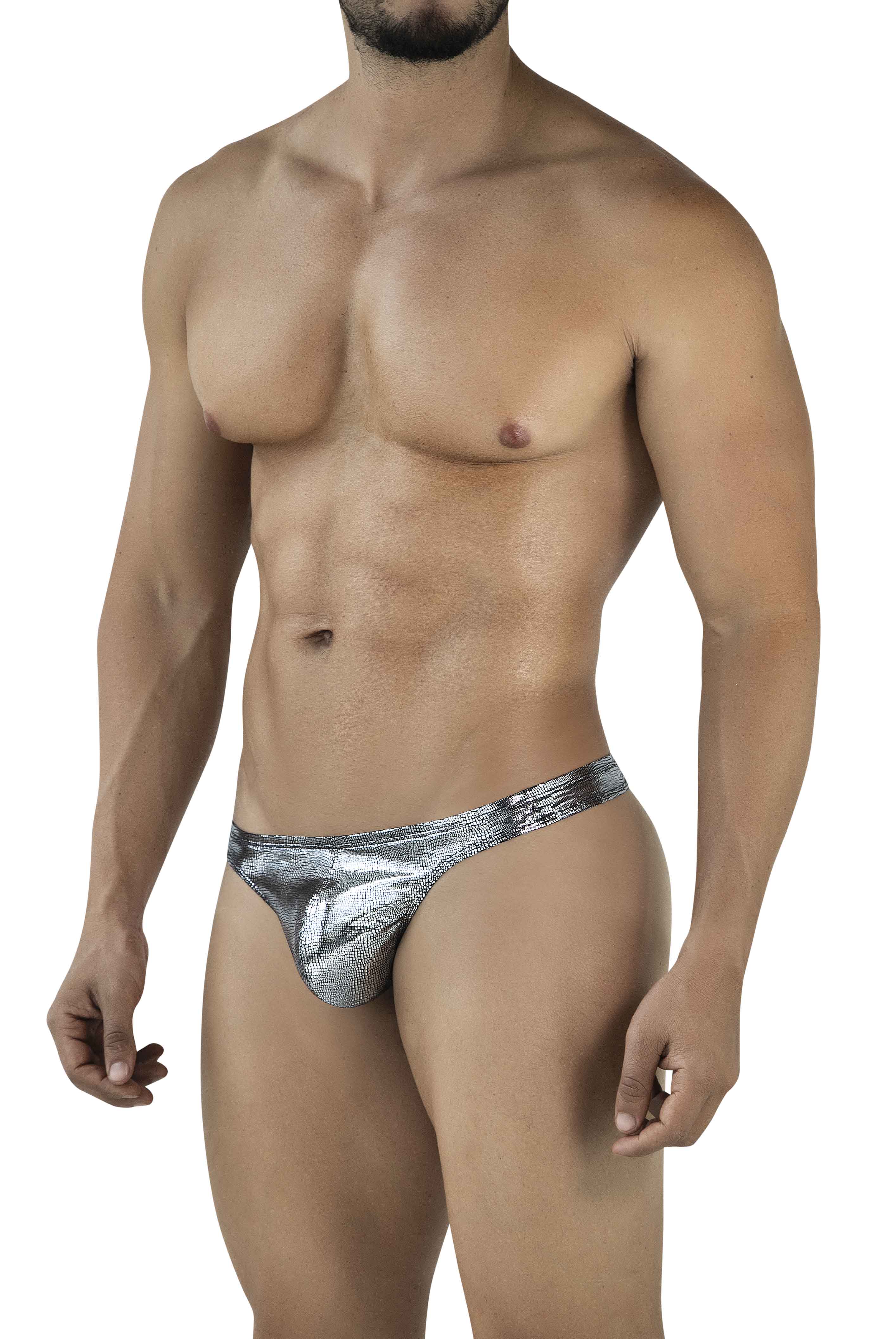 BLACK SPARKLE THONG