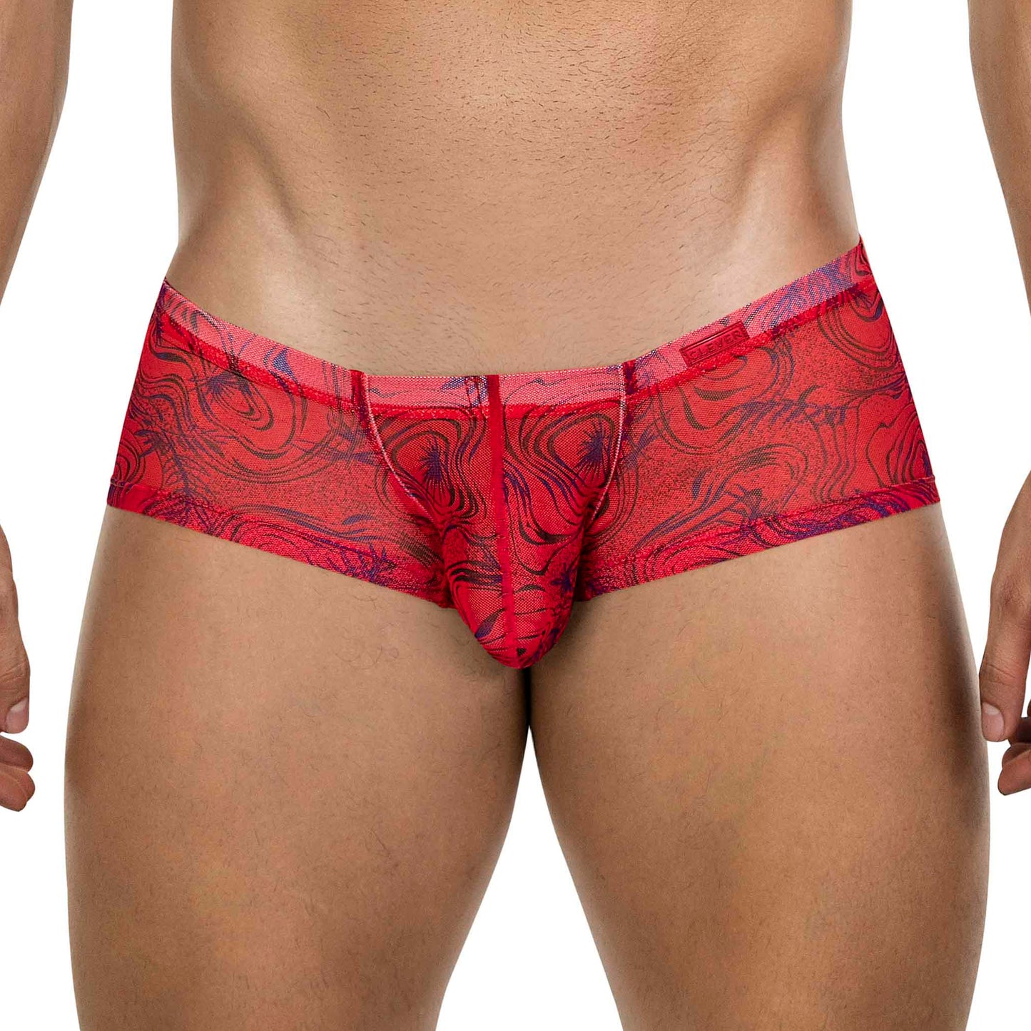 BOXER LATINO CALIPSO TRANSPARECIA ESTAMPADO