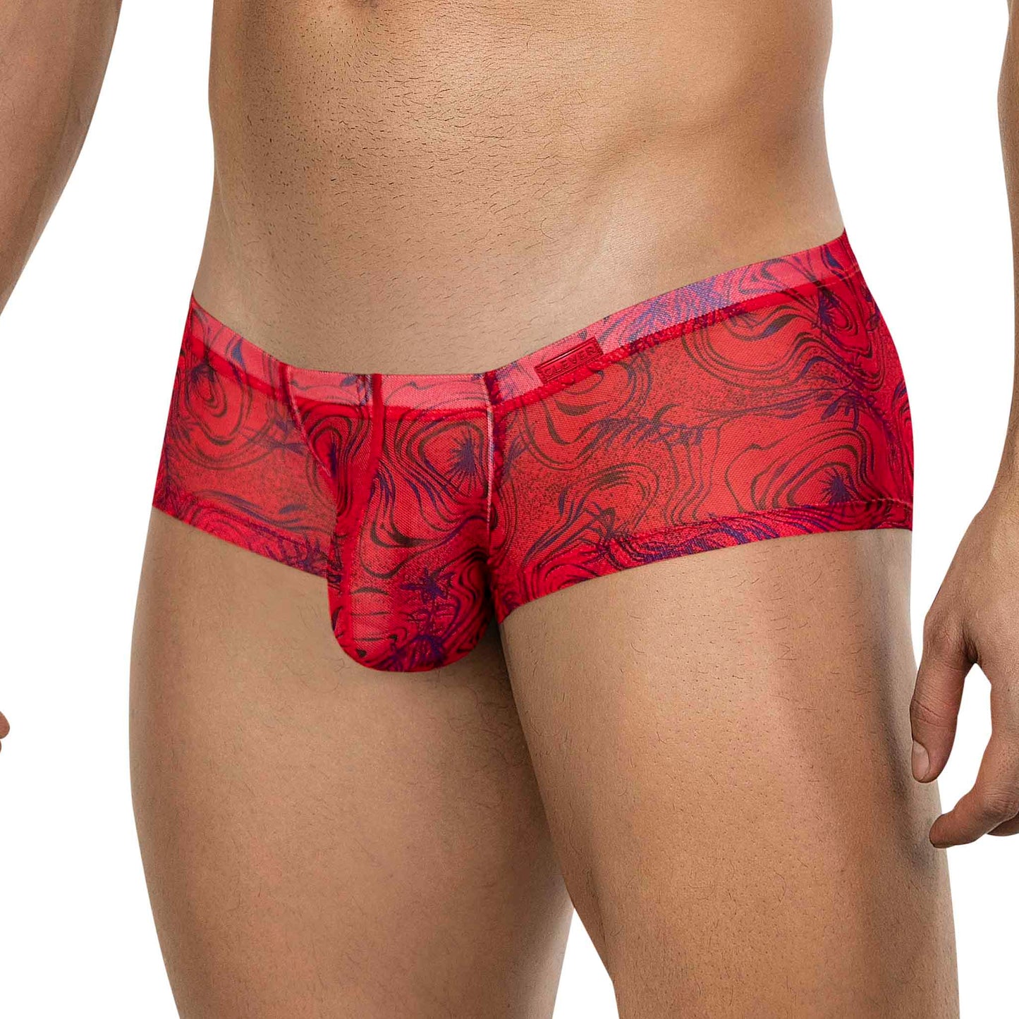 BOXER LATINO CALIPSO TRANSPARECIA ESTAMPADO