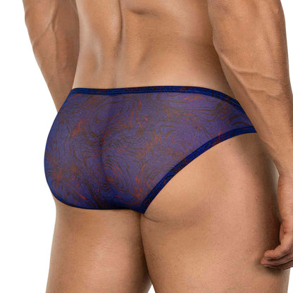 BRIEF LATINO CALIPSO TRANSPARENTE ESTAMPADO