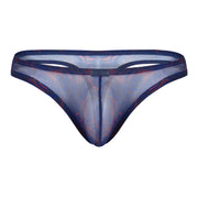 BLUE TRANSPARENT CALYPSO THONG