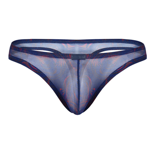 TANGA CALIPSO TRANSPARENTE AZUL
