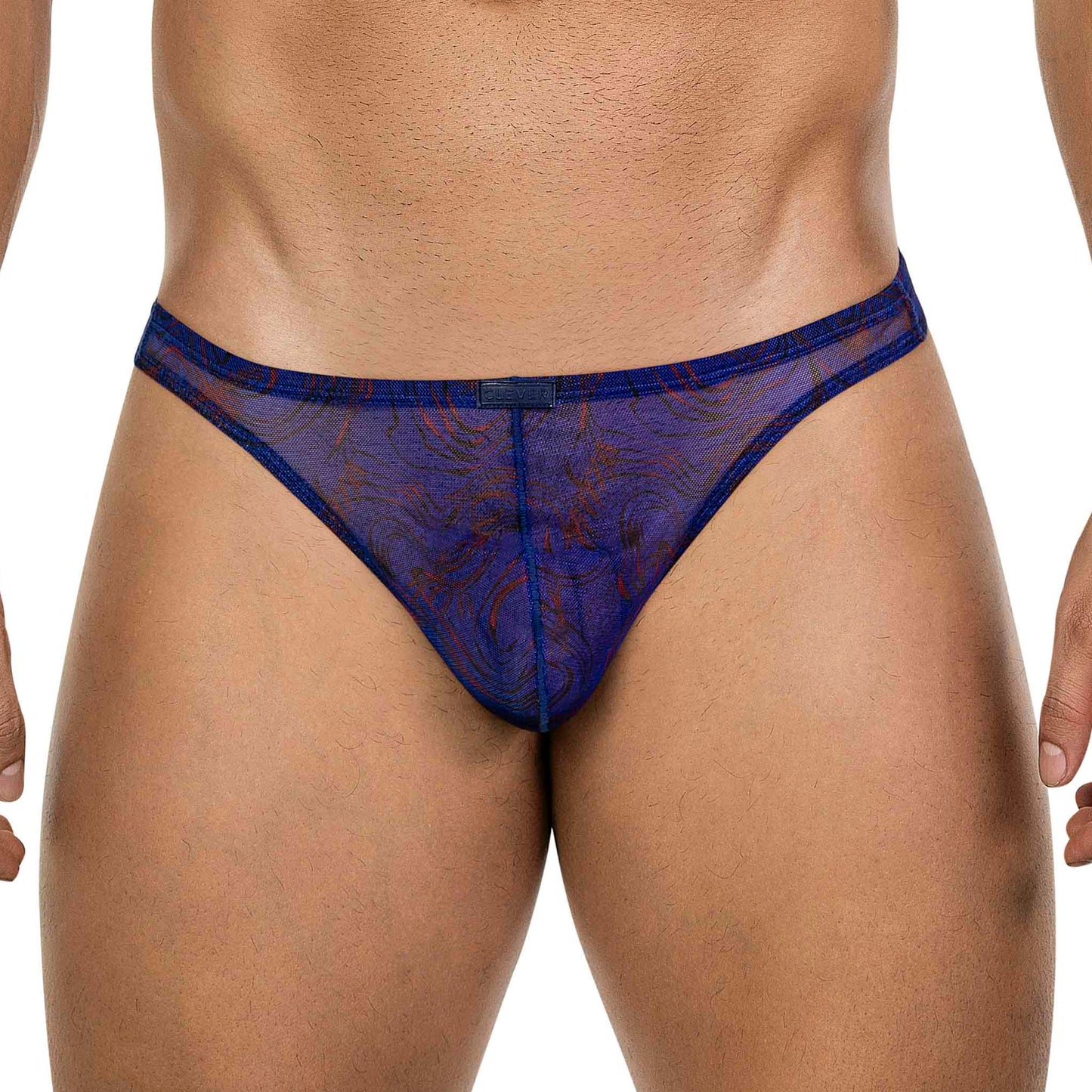 TANGA CALIPSO TRANSPARENTE AZUL