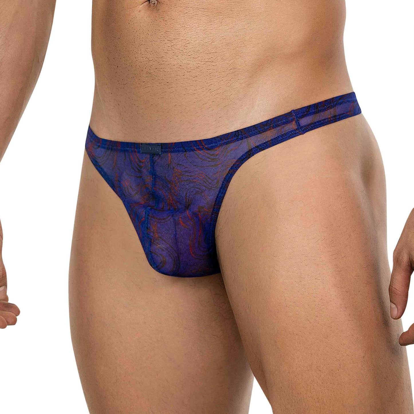 TANGA CALIPSO TRANSPARENTE AZUL