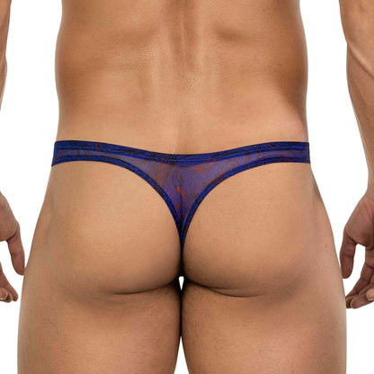 TANGA CALIPSO TRANSPARENTE AZUL