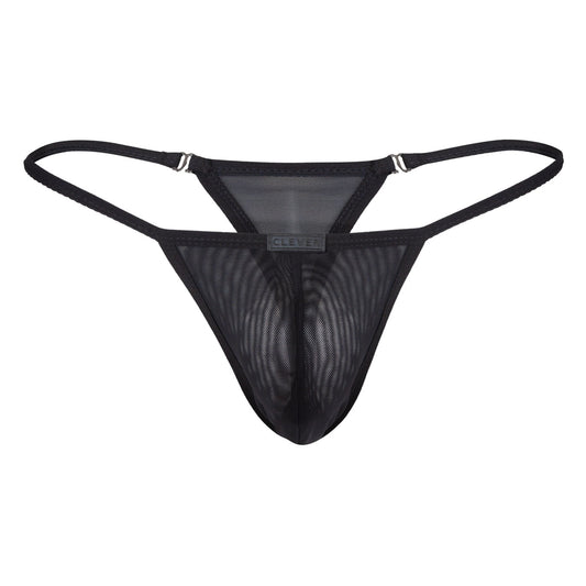 TANGA EOS TRANSPARENTE NEGRO
