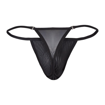TANGA EOS TRANSPARENTE NEGRO
