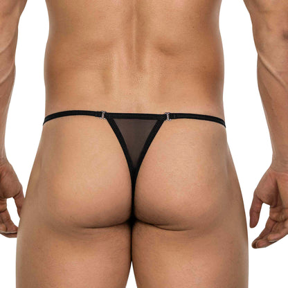 TANGA EOS TRANSPARENTE NEGRO