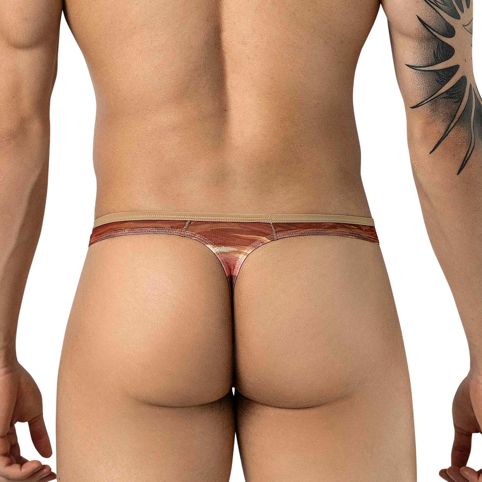 TANGA OASIS TRANSPARENTE MULTICOLOR