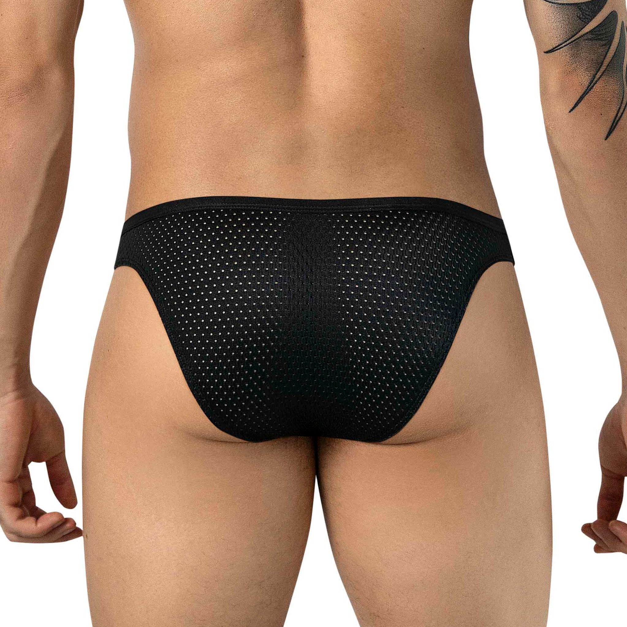 BRIEF ULISES PERFORADO NEGRO