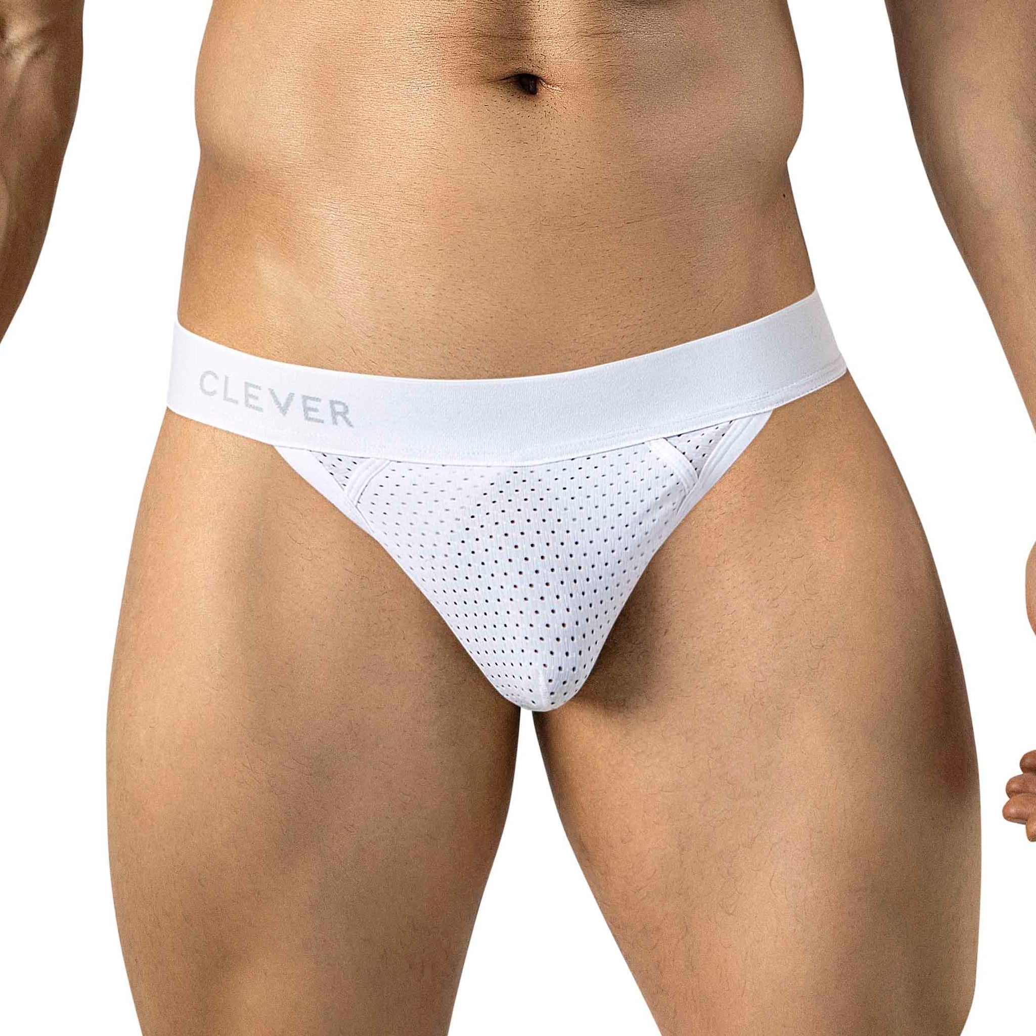 TANGA ULISES PERFORADA BLANCO