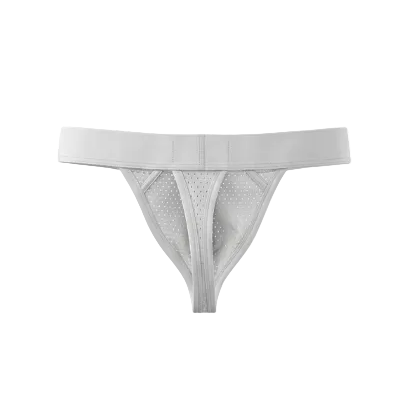 TANGA ULISES PERFORADA BLANCO