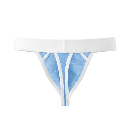 TANGA ULISES PERFORADA AZUL CLARO