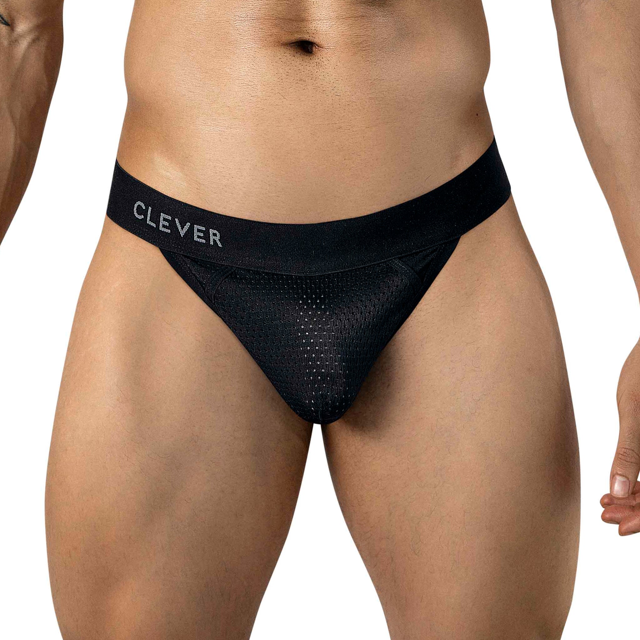 TANGA ULISES PERFORADA NEGRO