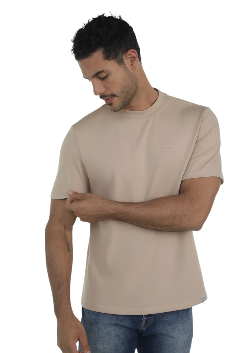 CAMISETA OVERSIZE BASICA CAFE