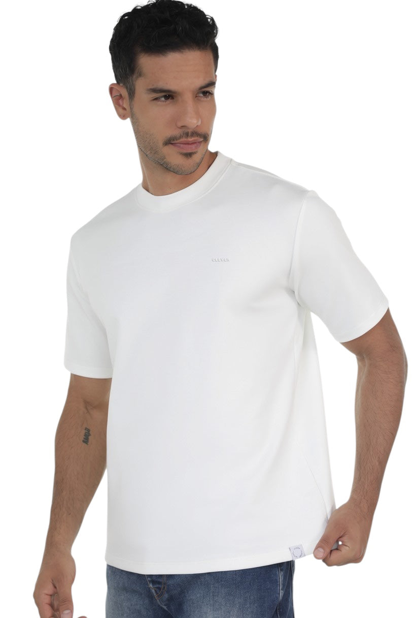 CAMISETA OVERSIZE BASICA BLANCO