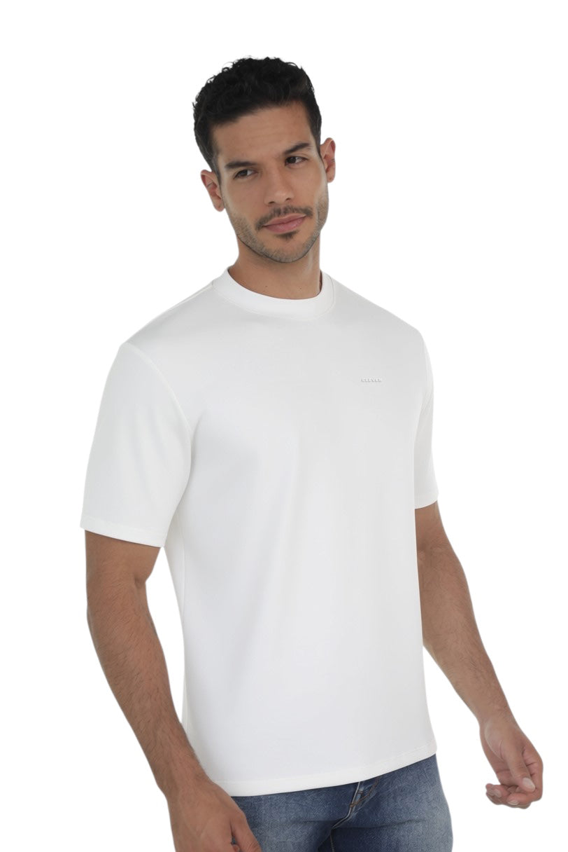 WHITE BASIC OVERSIZED T-SHIRT