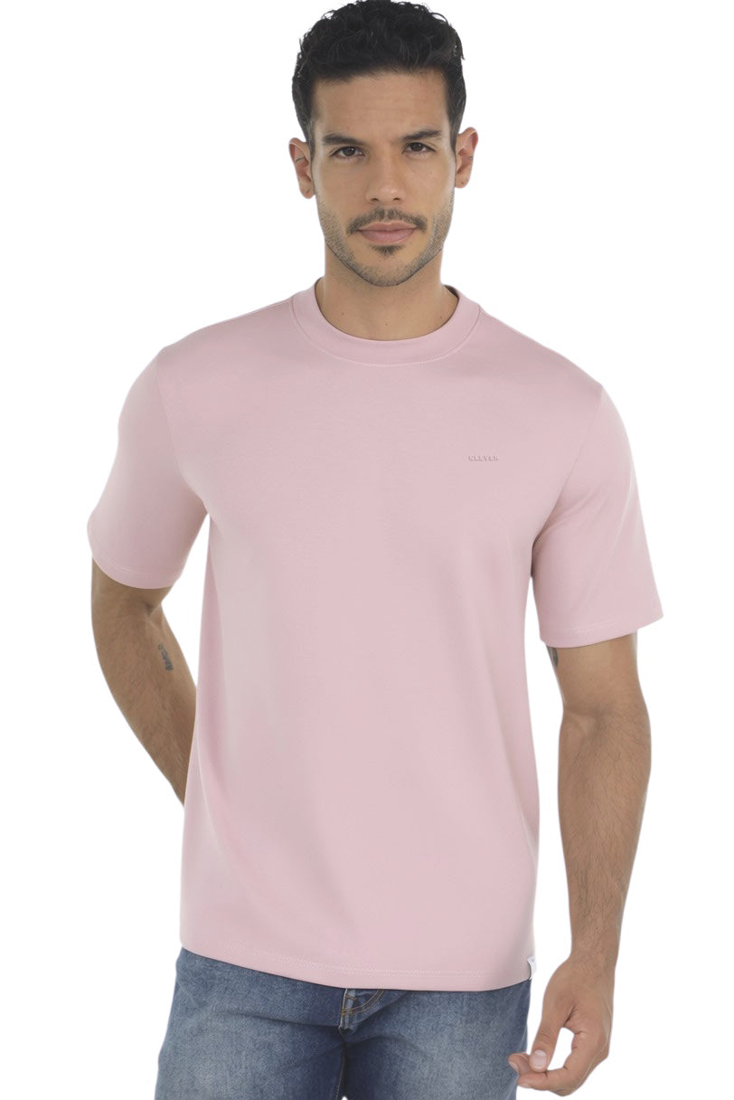 CAMISETA OVERSIZE BASICA PALO DE ROSA