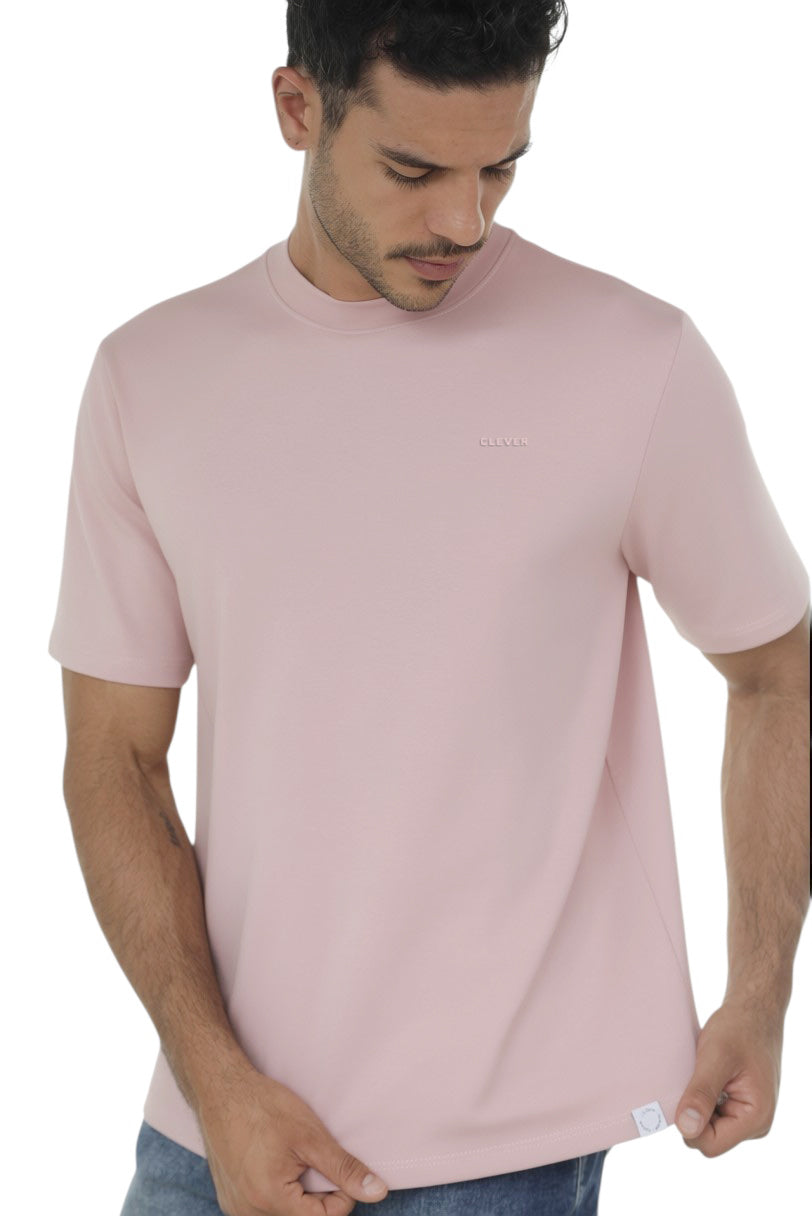 CAMISETA OVERSIZE BASICA PALO DE ROSA