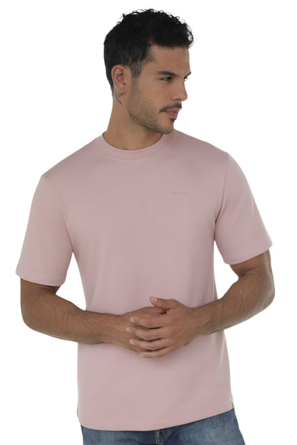 CAMISETA OVERSIZE BASICA PALO DE ROSA
